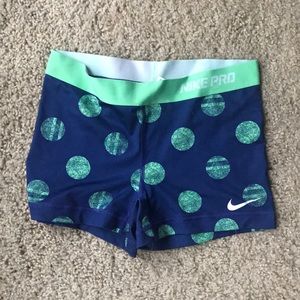 Nike Pro Dri-Fit Polka-Dot Shorts